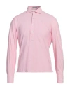 Ghirardelli Next Man Shirt Pink Size Xxl Polyamide, Elastane In Pink