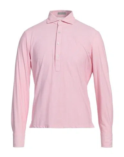 Ghirardelli Next Man Shirt Pink Size Xxl Polyamide, Elastane