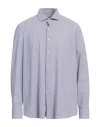 Ghirardelli Next Man Shirt Plum Size 17 ¾ Polyamide, Elastane In Gray