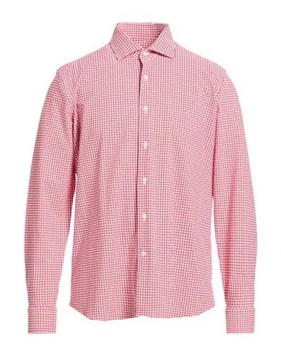 Ghirardelli Next Man Shirt Red Size 17 ½ Polyamide, Elastane