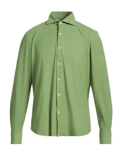 Ghirardelli Next Man Shirt Sage Green Size 17 ½ Nylon, Elastane