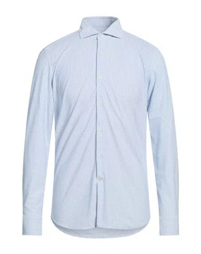 Ghirardelli Next Man Shirt Sky Blue Size 15 ¾ Polyamide, Elastane