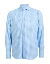 Ghirardelli Next Man Shirt Sky Blue Size 16 Polyamide, Elastane