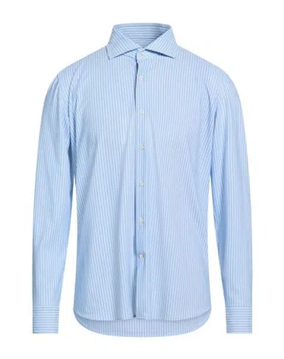 Ghirardelli Next Man Shirt Sky Blue Size 16 ½ Polyamide, Elastane