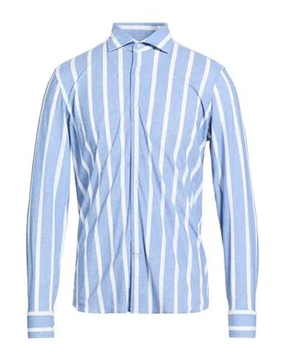 Ghirardelli Next Man Shirt Sky Blue Size 17 ½ Polyamide, Elastane
