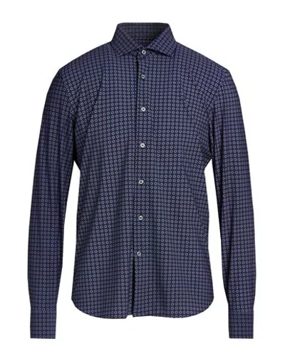 Ghirardelli Next Man Shirt Slate Blue Size 15 ½ Polyamide, Elastane