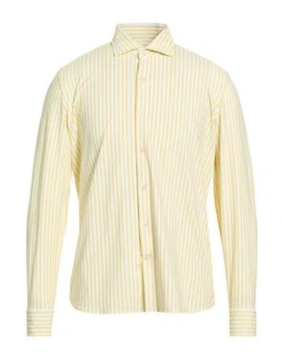 Ghirardelli Next Man Shirt Yellow Size 16 ½ Polyamide, Elastane