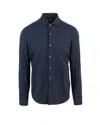 Ghirardelli Slim Blue Shirt In Blue
