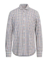 Ghirardelli Washed Man Shirt Beige Size 15 Cotton In Beige