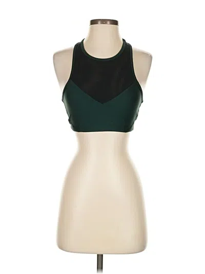 Ghost Flower Sports Bra In Green