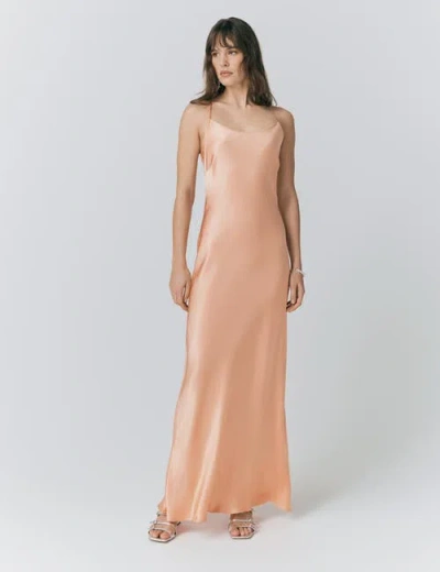 Ghost London Kallie Satin Maxi Slip Dress