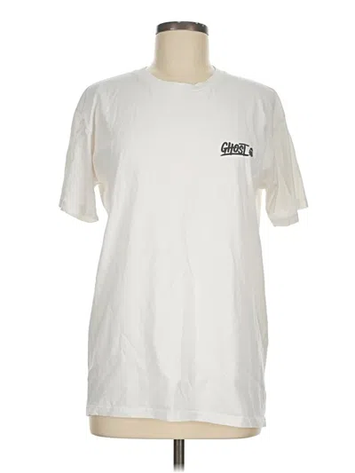 Pre-owned Ghost Short Sleeve T-shirt In Ivory