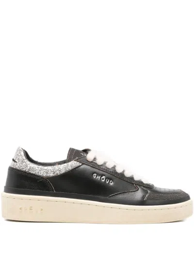 Ghoud Black Lace Up Sneakers