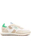 Ghoud Ghōud Beige Rush Sneakers With Green Heel