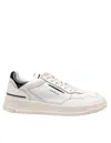 Ghoud Black And White Tweener Leather Sneakers In Multicolor