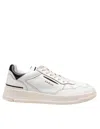 Ghoud Black And White Tweener Leather Sneakers In Multicolor
