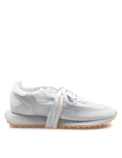 Ghoud Rush Starlight Sneakers In Nylon And Glitter Color Silver In Solid/glitter Fandango