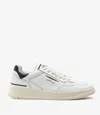 Ghoud Black And White Tweener Leather Sneakers In White