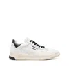Ghoud Black And White Tweener Leather Sneakers In Multicolor