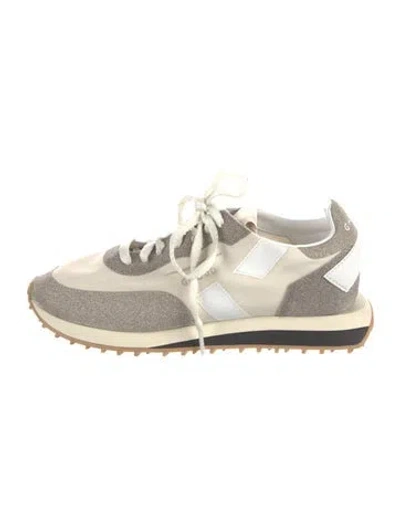 Pre-owned Ghoud Glitter Printed Sneakers In Neutrals