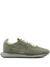 Ghoud Green Lace Up Sneakers In Green