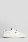 Ghoud Lido Low Sneakers In White Leather