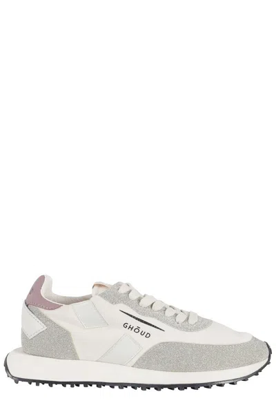 GHOUD LOW-TOP SNEAKERS WITH VELVET GLITTER ACCENTS