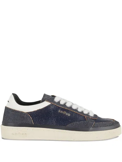 Ghoud Pads Brushed Contrast Sneakers In Blue
