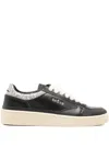 Ghoud Panelled Glitter-detail Sneakers In Black