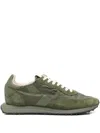 Ghoud Panelled Low-top Sneakers In Green