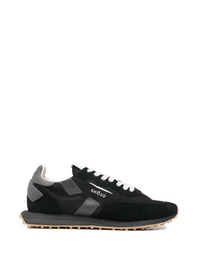 Ghoud Panelled Sneakers In Black