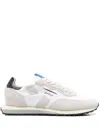 Ghoud Premium Fabric Blend Black Sneakers In White