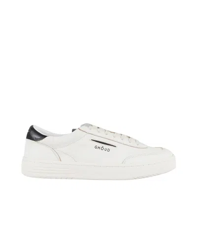 GHOUD LIDO PERFORATED-TOE LEATHER SNEAKERS