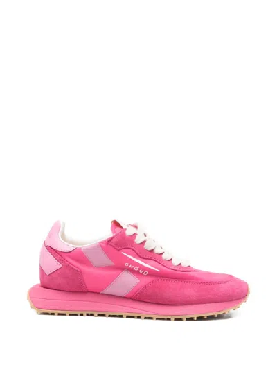 Ghoud Rush Panelled Sneakred In Pink