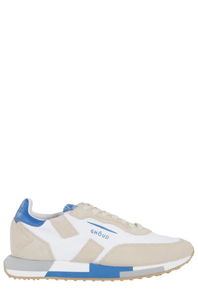 Ghoud Rush Nylon Suede In White Royal