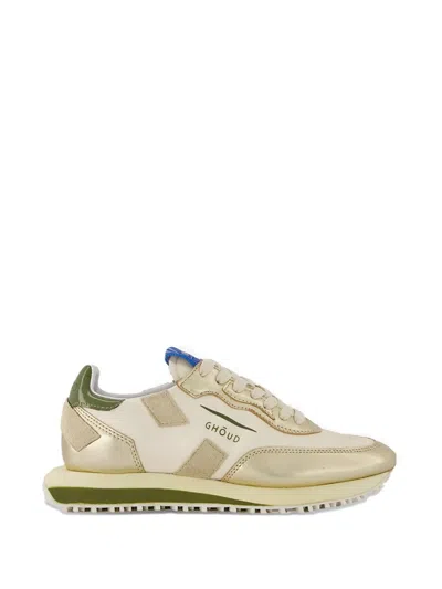 Ghoud Rush Panelled Lace-up Sneakers In Neutral