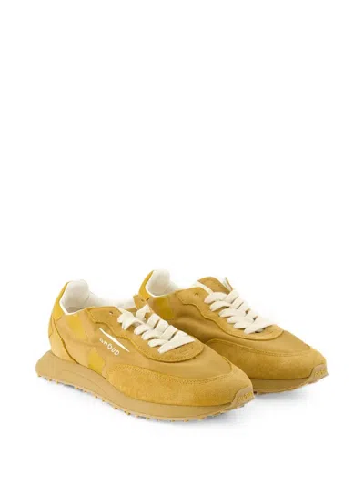 Ghoud Rush Panelled Sneakers In Yellow