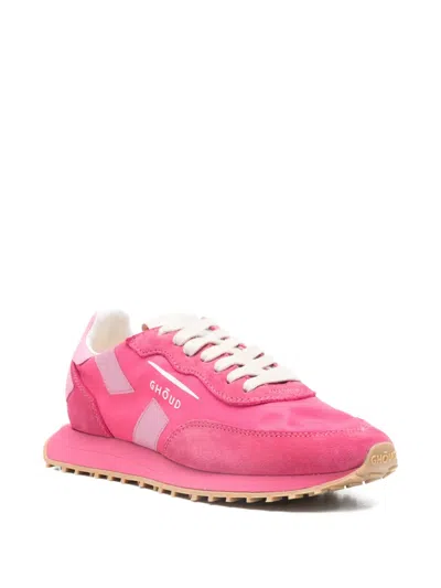 Ghoud Rush Panelled Sneakred In Pink
