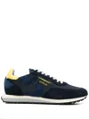 Ghoud Rush Sneakers In Blue Suede And Fabric In Blue