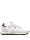 Ghoud Premium Fabric Blend Black Sneakers In White