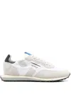 Ghoud Premium Fabric Blend Black Sneakers In White