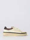 Ghoud Multicolour Leather Sneakers With Glitter In White