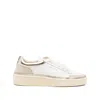 Ghoud Pads Low Leather Sneakers In White