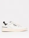 Ghoud Black And White Tweener Leather Sneakers In Butter