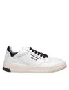 Ghoud Ghōud Sneakers With Multilayer Upper Is Made Of Treated Leather In White