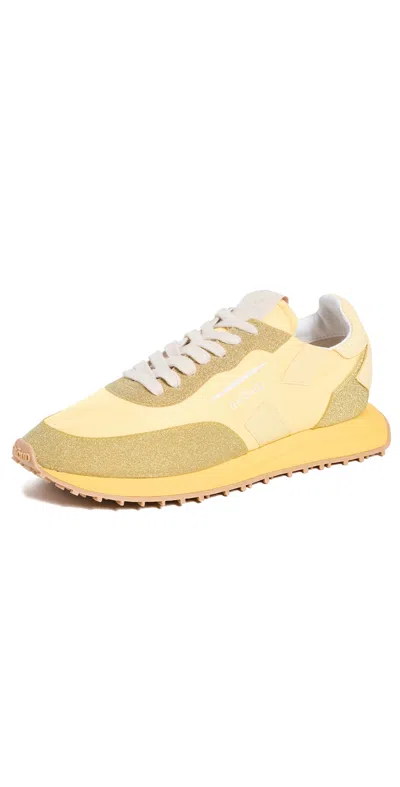 Ghoud Starlight Soft Low Sneakers Solid/glitter Lemon Zest