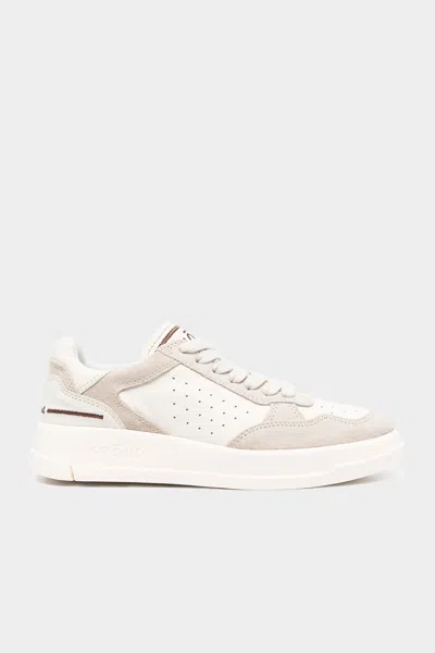 Ghoud Tweener Leather & Suede Sneakers In Neutral In White