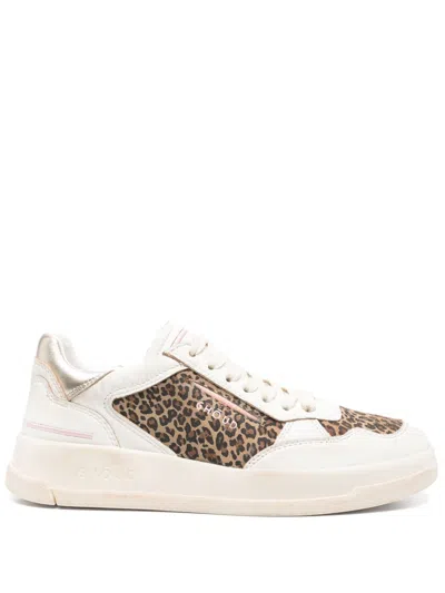 Ghoud Tweener Low Leather Sneakers In Beige