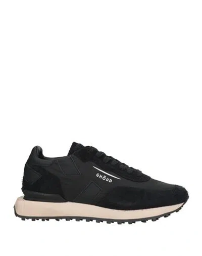 Ghoud Venice Ghōud Venice Man Sneakers Black Size 9 Leather, Textile Fibers