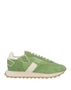 Ghoud Venice Ghōud Venice Man Sneakers Green Size 7 Leather, Textile Fibers In Green